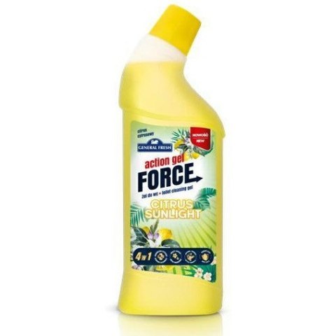 Żel do WC Force Action Gel 1L cytrusy Force Żel do WC Force Action Gel 1L cytrusy Force