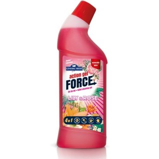 Żel do WC Force Action Gel 1L kwiat Force