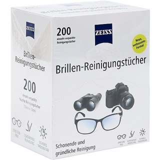 Chusteczki do okularów i wyświetlaczy Zeiss białe (200) Zeiss