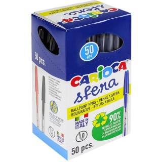 Długopisy Carioca Sfera czarne (50) CARIOCA