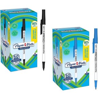 Długopisy Paper Mate Kilometrico M 1.0mm czarne (50) Paper Mate