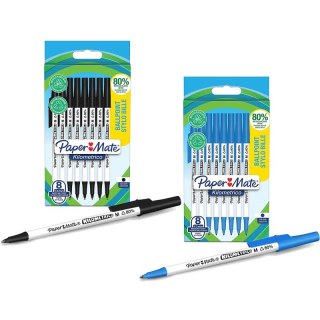 Długopisy Paper Mate Kilometrico M 1.0mm czarne (8) Paper Mate