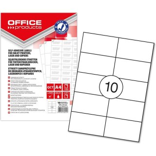 Etykiety Office Products A4 105x57mm białe (100) Office Products