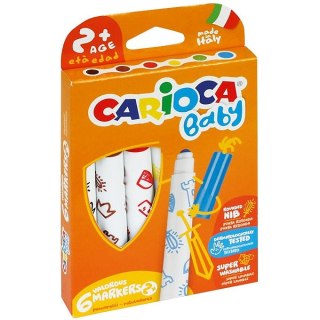 Flamastry Carioca Baby Maxi 6 kolorów CARIOCA
