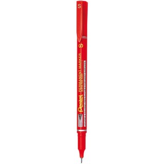 Foliopis permanentny Pentel NFS410 S 0.4mm czerwony Pentel
