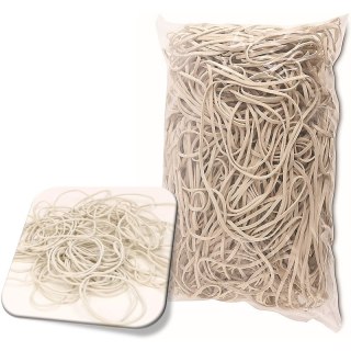 Gumki recepturki Office Products 1kg śr.130mm białe Office Products