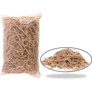 Gumki recepturki Office Products 1kg śr.130mm brązowe Office Products