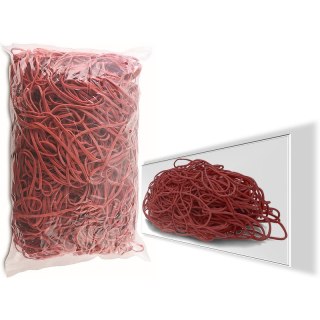 Gumki recepturki Office Products 1kg śr.130mm czerwone Office Products