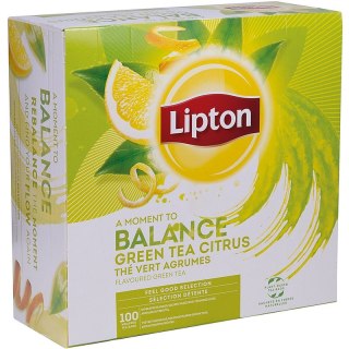 Herbata Lipton Balance Green Tea Citrus (100) Lipton