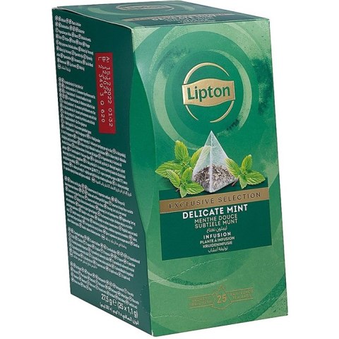 Herbata Lipton Exclusive Selection Delicate Mint (25) Lipton Herbata Lipton Exclusive Selection Delicate Mint (25) Lipton
