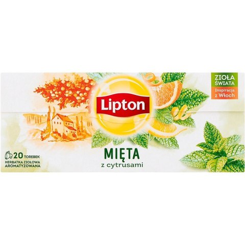Herbata Lipton Mięta z cytrusami (20) Lipton Herbata Lipton Mięta z cytrusami (20) Lipton