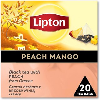 Herbata Lipton Piramid czarna Peach Mango (20) Lipton
