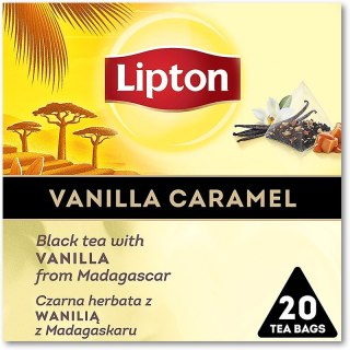 Herbata Lipton Piramid czarna Vanilla Caramel (20) Lipton