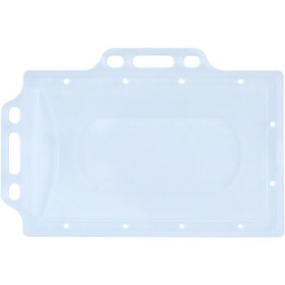 Identyfikator Donau 56x90mm PCV 2 uchwyty transparentny Donau
