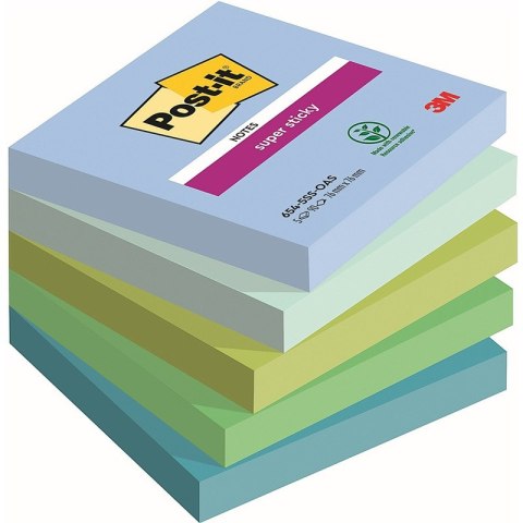 Karteczki Post-it Super Sticky 76x76mm (654-5SS-OAS) (5x90) Post-it Karteczki Post-it Super Sticky 76x76mm (654-5SS-OAS) (5x90) Post-it
