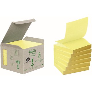 Karteczki Post-it Z-Notes 76x76mm (R330-1B) żółte (6x100) Post-it