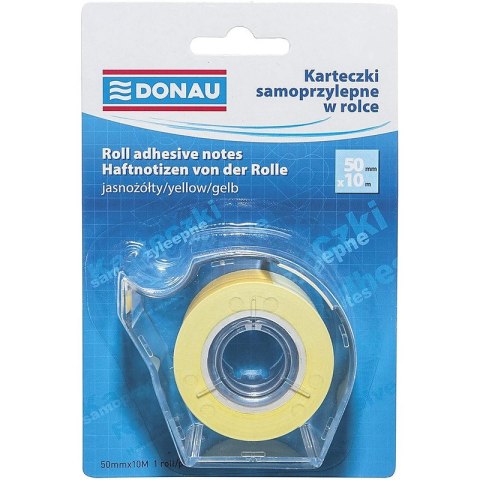 Karteczki w rolce Donau 50mm/10m jasnożółte Donau Karteczki w rolce Donau 50mm/10m jasnożółte Donau