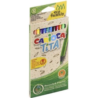 Kredki ołówkowe Carioca Tita 12 kolorów CARIOCA