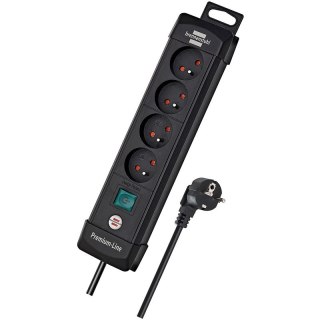 Listwa zasilajaca Bernnenstuhl Premium 1.8m/4g czarna Brennenstuhl
