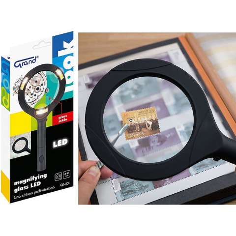 Lupa szklana Grand 85mm z podświetleniem Grand Lupa szklana Grand 85mm z podświetleniem Grand