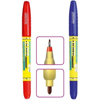 Marker do płyt CM-051 dwustronny czerwony Altto