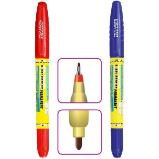 Marker do płyt CM-051 dwustronny niebieski Altto