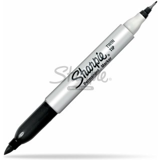 Marker permanentny Sharpie Twin Tip czarny SHARPIE