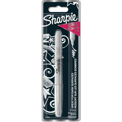 Marker premanentny Sharpe Metallic Silver srebrny SHARPIE Marker premanentny Sharpe Metallic Silver srebrny SHARPIE