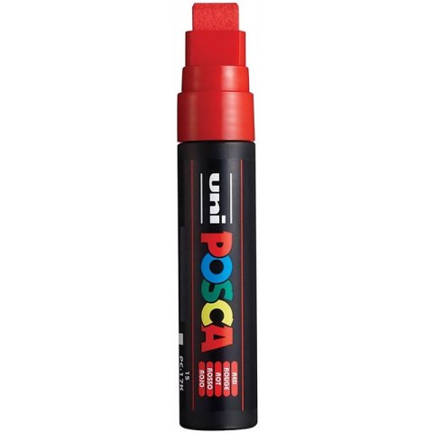 Marker z farbą plakatową Uni POSCA PC-17K 15mm czerwony Uni Marker z farbą plakatową Uni POSCA PC-17K 15mm czerwony Uni