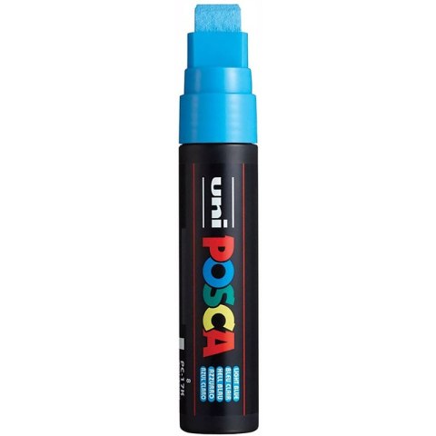 Marker z farbą plakatową Uni POSCA PC-17K 15mm jasnoniebieski Uni