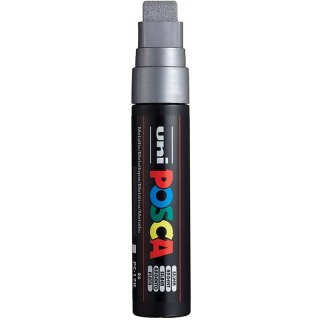 Marker z farbą plakatową Uni POSCA PC-17K 15mm srebrny Uni