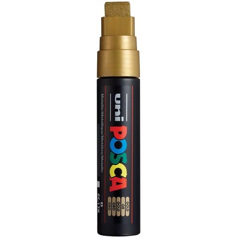 Marker z farbą plakatową Uni POSCA PC-17K 15mm złoty Uni
