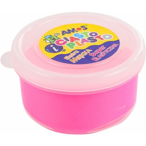 Masa plastyczna Amos Ciasto-Plasto 30g neon różowa Amos Masa plastyczna Amos Ciasto-Plasto 30g neon różowa Amos