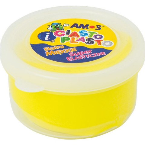 Masa plastyczna Amos Ciasto-Plasto 30g żółta Amos Masa plastyczna Amos Ciasto-Plasto 30g żółta Amos