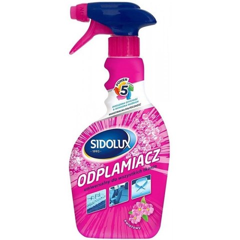 Odplamiacz Sidolux 500ml Kwiatowy SIDOLUX Odplamiacz Sidolux 500ml Kwiatowy SIDOLUX