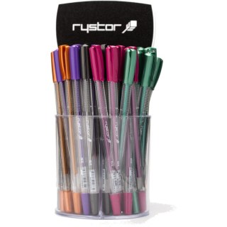 Pióro żelowe RYSTOR GZ-031 fluo niebieskie Rystor