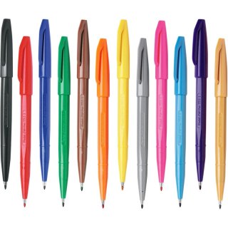Pisak Pentel Sign Pen S520 brązowy Pentel