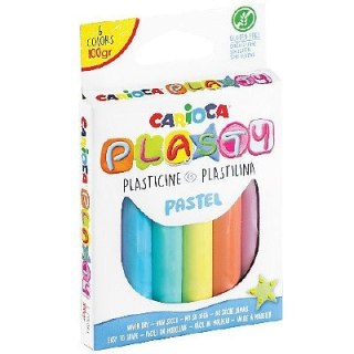 Plastelina Carioca Plasty 100g 6 kolorów CARIOCA