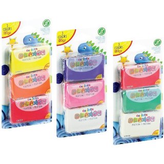 Plastelina Carioca Plasty 180g 3 kolory CARIOCA