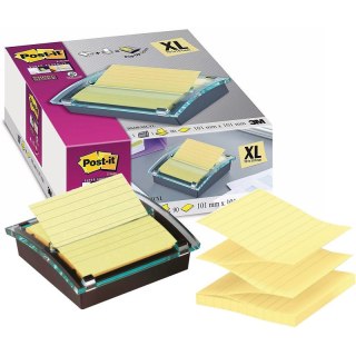 Podajnik karteczek Post-it Z-Notes Millenium XL (+1 bloczek) czarny Post-it