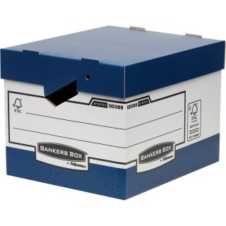 Pudło do archiwizacji Bankers Box Ergo 335x292x404mm niebiesko-białe BANKERS BOX