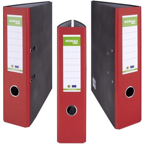Segregator Donau Eco A4/80mm czerwony DONAU ECO Segregator Donau Eco A4/80mm czerwony DONAU ECO