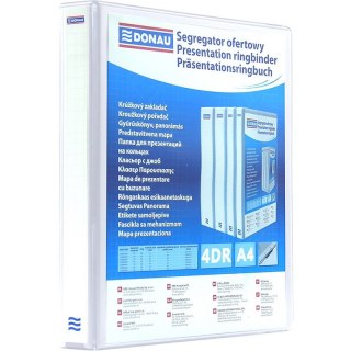 Segregator ofertowy Donau A4/20mm 4R biały Donau
