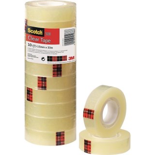 Taśma biurowa Scotch 508 15mm/33m transparentna (10) Scotch