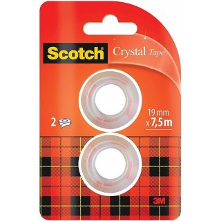 Taśma biurowa Scotch Crystal 19mm/7.5m transparentna (2) Scotch