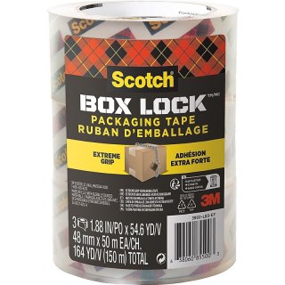 Taśma pakowa Scotch Box Lock 48mm/50m transparentna (3) Scotch