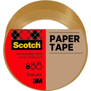 Taśma pakowa Scotch Mailing 50mm/50m papierowa brązowa Scotch