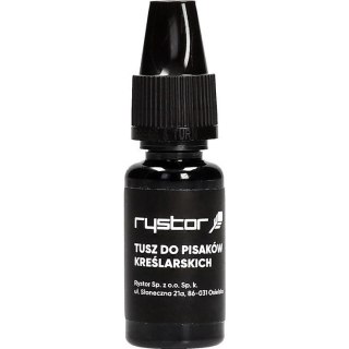 Tusz kreślarski Rystor 10ml czarny Rystor