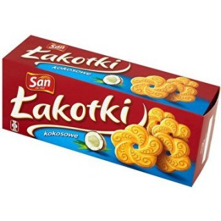 CIASTKA SAN ŁAKOTKI 168g KOKOSOWE SAN