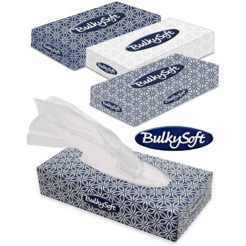 Chusteczki BulkySoft 2w celulozowe białe (100) BulkySoft Chusteczki BulkySoft 2w celulozowe białe (100) BulkySoft